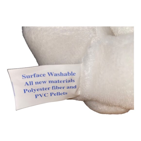 March Of Dimes "Hero" WalkAmerica 2001 Limited Edition White Plush Bear With Blu - Picture 9 of 9